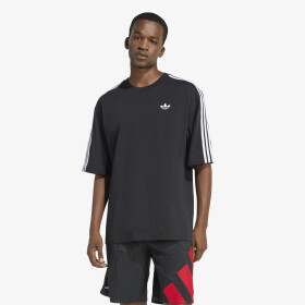 Tričko adidas Adicolor 3-Stripes Oversized T-Shirt Black L