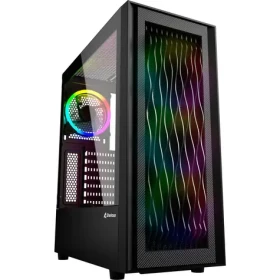 Sharkoon RGB WAVE čierna / ATX / 2x USB 3.0 / 1x USB-C / 4X 120mm / bez zdroja / priehľadná bočnica (4044951037544)
