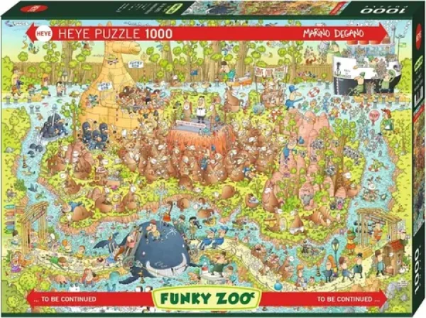 HEYE Puzzle Šialená ZOO: Austrálska expozícia