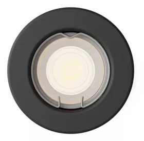 Philips Peridot čierna O8,3 cm / Vstavané svietidlo / GU10 / 7W / IP20 (SKL000509977)