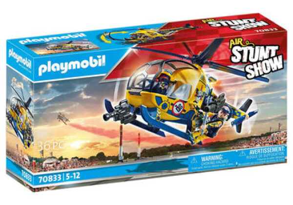 Playmobil® Air Stuntshow 70833 Helikoptéra s filmovou posádkou