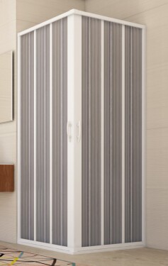 FORTE - Sprchová zástena FLEX - GIOVE NEW - Rozmer A - 100, Rozmer B - 100, Rozmer C - 185, Typ otvárania - Zatváranie do stredu OLBBXF104001