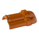 Röben ukončovací nárožný hrebenáč s kvapkou glazúra Maduro (model Monza Plus, Piemont)