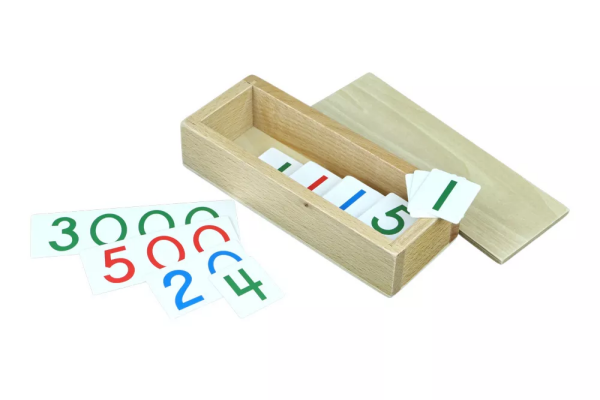 Moyo Montessori Moyo Montessori Malé papierové karty s číslami 1-9000