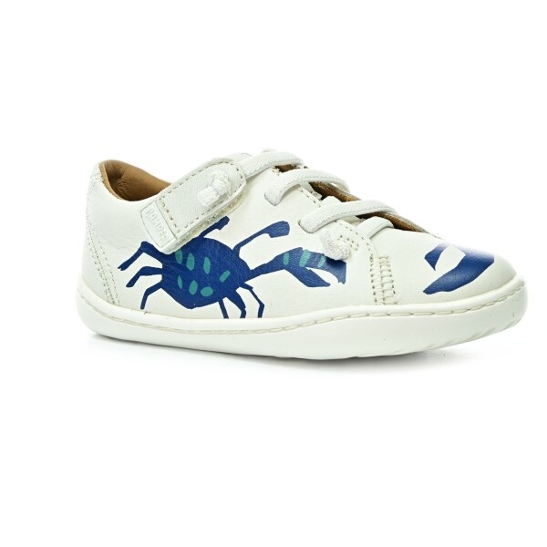 Camper Sella Houston Crabs White Natural (80212-119) detské celoročné nízke barefoot topánky 26 EUR