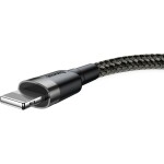 Baseus kábel USB-A na Lightning čierna 2 m (CALKLF-CG1)