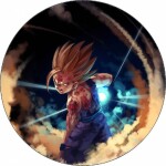 Jedlý papier Dragon Ball Gohan 19,5 cm - Pictu Hap - Pictu Hap