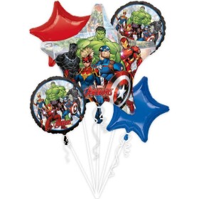 Fóliové balóniky súprava 5 ks Avengers - Amscan