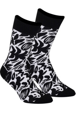 Vzorované pánske ponožky PERFECT MAN-CASUAL černá 39/41