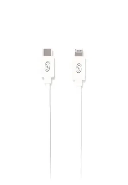 Fonex USB-C na Lightning biela / Kábel / 15 W / 1,2 m