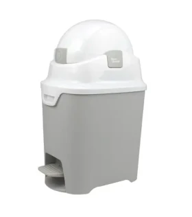 DiaperChamp Kôš na plienky ONE Handsfree Silver / Rozmery: 55 x 27 x 22 cm (2151DC)