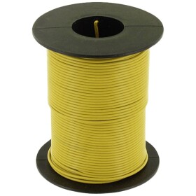 Econ connect KL025GE50 opletenie / lanko, 1 x 0.25 mm², žltá, 50 m; KL025GE50