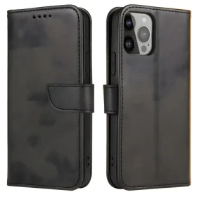Hurtel Magnet Case čierna / Puzdro / Samsung Galaxy M54 / flip s chlopňou / magnetické / peňaženka
