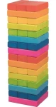 GOKI Balančná hra drevená veža Jenga dúhová