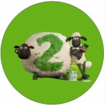 Jedlý papier ovečka Shaun 2 19,5 cm - Pictu Hap - Pictu Hap