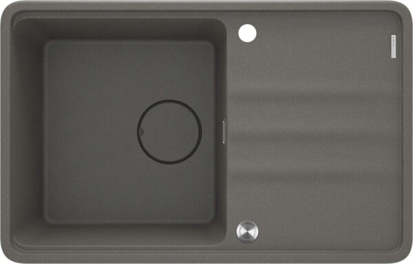 DEANTE DEANTE - Momi anthracite metallic Granitový drez, 1-bowl with drainer ZKM_T113
