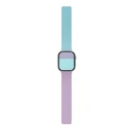 Moft Snap Duo Peony/Aqua / Remienok / Obojstranný silikónový / Pre Apple Watch 1-11/SE/SE 2/SE 3 (38-42 mm) (MD025-1-42-PNPPAQGN)