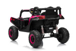 Mamido Mamido Elektrické autíčko Buggy Madman ružové | UTV-MX 4x4 | EVA kolesá | 12V 10Ah | EKO koža