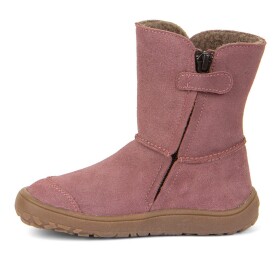 Dievčenská zimná barefoot obuv TEX SUEDE Dark Pink, Froddo, G3160238, ružová - 27