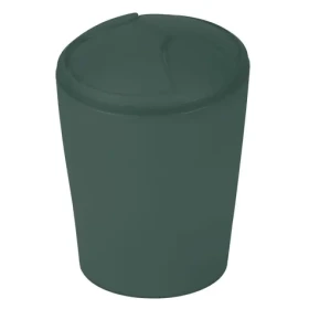 Spirella MOVE výklopný odpadkový kôš 2 L tmavo zelený / plast (7610583294661)