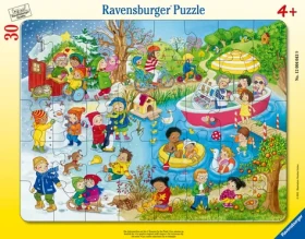 Ravensburger Puzzle: 4 ročné obdobia pri vode