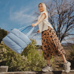 Dámska kabelka Heys Puffer Tote Bag Lavender