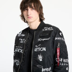 Bunda Alpha Industries MA-1 Peace Black L