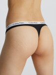 Dámske tangá Carousel 0000D1617E 001 Black Calvin Klein