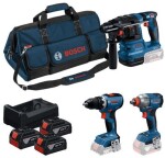 NoName Sada COMBI 18V GSR+GDX+GBH+3x5.0Ah+GAL