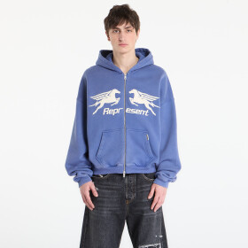 Mikina REPRESENT Pegasus Zip Through Hoodie UNISEX Indigo S