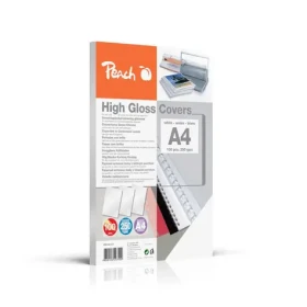 Peach viazacie predné dosky 250 gm2 A4 lesklé biela 100ks (510008)