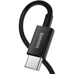 Baseus CATLYS-A01 Kábel USB-C (M) - Lightning (M) 1 m čierna / 20W (CATLYS-A01)