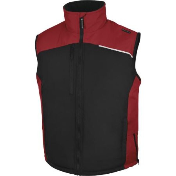 Pracovná vesta Delta Plus FIDJI3 Farba: Čierna/ Červená, Veľkosť: 3XL (FIDJ3NR3X)