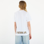Tričko A BATHING APE Wild Leopard Pattern Ape Face Sta Tee UNISEX White XXL