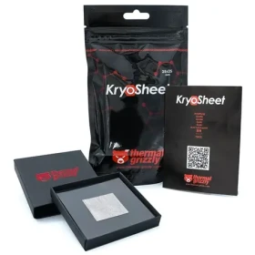 Thermal Grizzly KryoSheet (25 x 25 x 0.2 mm) / Teplovodivá podložka / Grafén / 1 Ks (TG-KS-25-25)