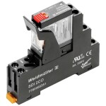 Weidmüller DRIKIT 24VAC 2CO LD/PB reléový modul, 24 V/AC, 5 A, 2 prepínacie, 10 ks; 2476920000