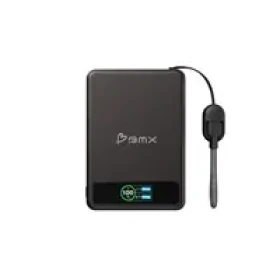 BMX SolidSafe™ 5K SOLID-State magnetická powerbanka čierna / 5000 mAh / 20W / 1x USB-C (BMX-B939-05-BL)