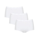Dámske nohavičky Basic Maxi White 3 Pack - Sloggi Bílá 6XL