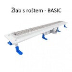 HOPA - Odtokový žľab Standardline MEDIUM - Dĺžka - 90 OLPZLABST89