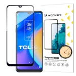 Wozinsky Full Glue Tempered Glass čierna / Ochranné tvrdené sklo / TCL 20 SE / 9H / Lepenie cez celý displej