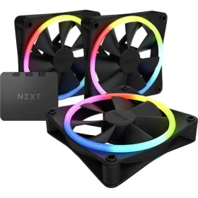 NZXT F120 RGB DUO 3ks čierna / 120mm / Fluid Dynamic Bearing / 1800 RPM / 48.58 CFM / 4-Pin PWM (RF-D12TF-B1)
