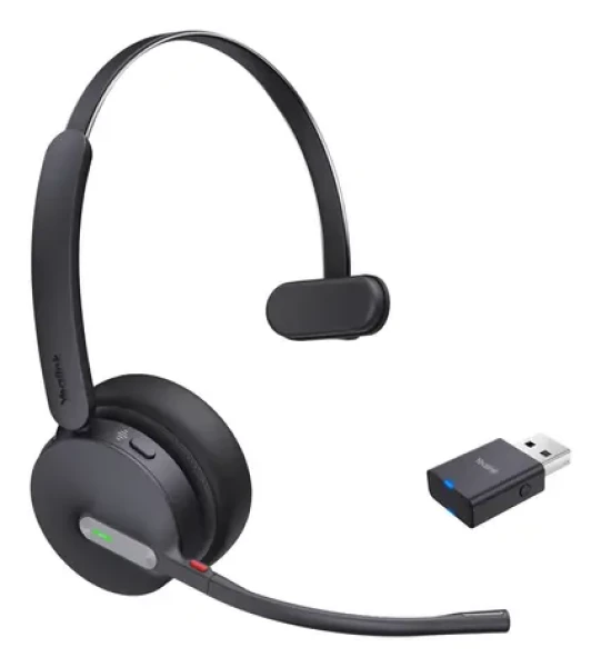 Yealink WH64 Hybrid Mono UC čierna / Mono náhlavná súprava / mikrofón / Bluetooth 5.2 / Na uši (1208688)