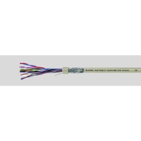 HELU 17001-1000 dátový kábel LiYCY 2 x 2 x 0.5 mm² sivá 1000 m; 17001-1000