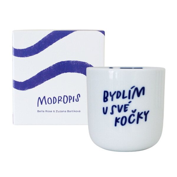 Bella Rose Porcelánový hrnček Bydlím u své kočky 270 ml