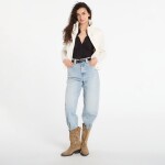 Bunda Tommy Hilfiger Modern Down Knit Mix Reg Jacket Ivory Silk L