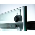 HOPA - Sprchové dvere BELVER BLACK - Farba rámu - Čierna, Rozmer A - 120 cm, Smer zatvárania - Univerzálny Ľavé / Pravé, Výplň - Číre bezpečnostné sklo - 8 mm BCBELV12BCN