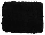 MSV Kúpeľňová predložka MICROFIBER čierna / 40 x 60 cm / polyester / protišmyková