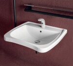 SAPHO - HANDICAP keramické umývadlo pre telesne postihnutých 60x55cm, biela 5160