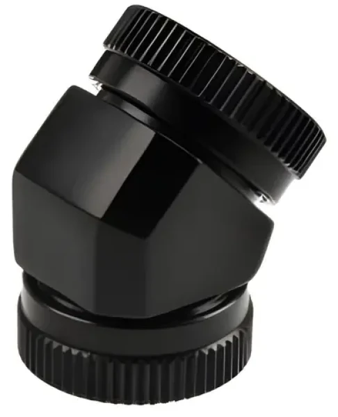 PHANTEKS Hard-Tube adaptér 45 ° čierna / Uhlový adaptér / 12 mm / HardTube (PH-A45_BK_12)
