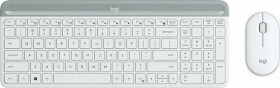 Logitech Logitech MK470 klawiatura Dołączona myszka univerzálny RF Wireless QWERTY British English Biely